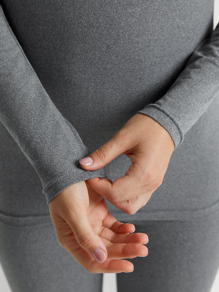 OmD 1737T SF Водолазка с отворотом женская ЧЗ